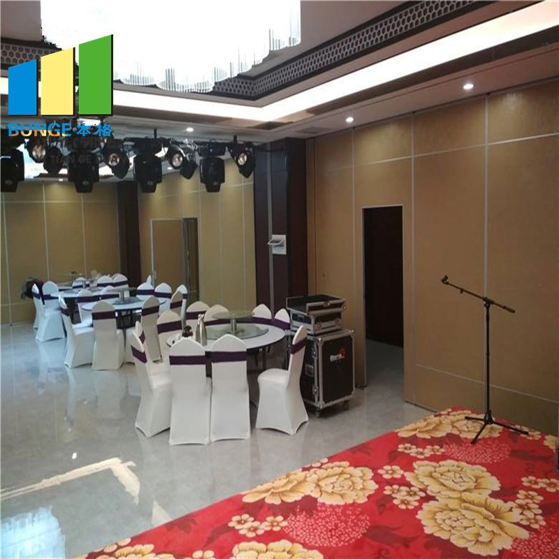 Hotel Movable Partition Wall Collapsible Demountable Partitions Walls with Door