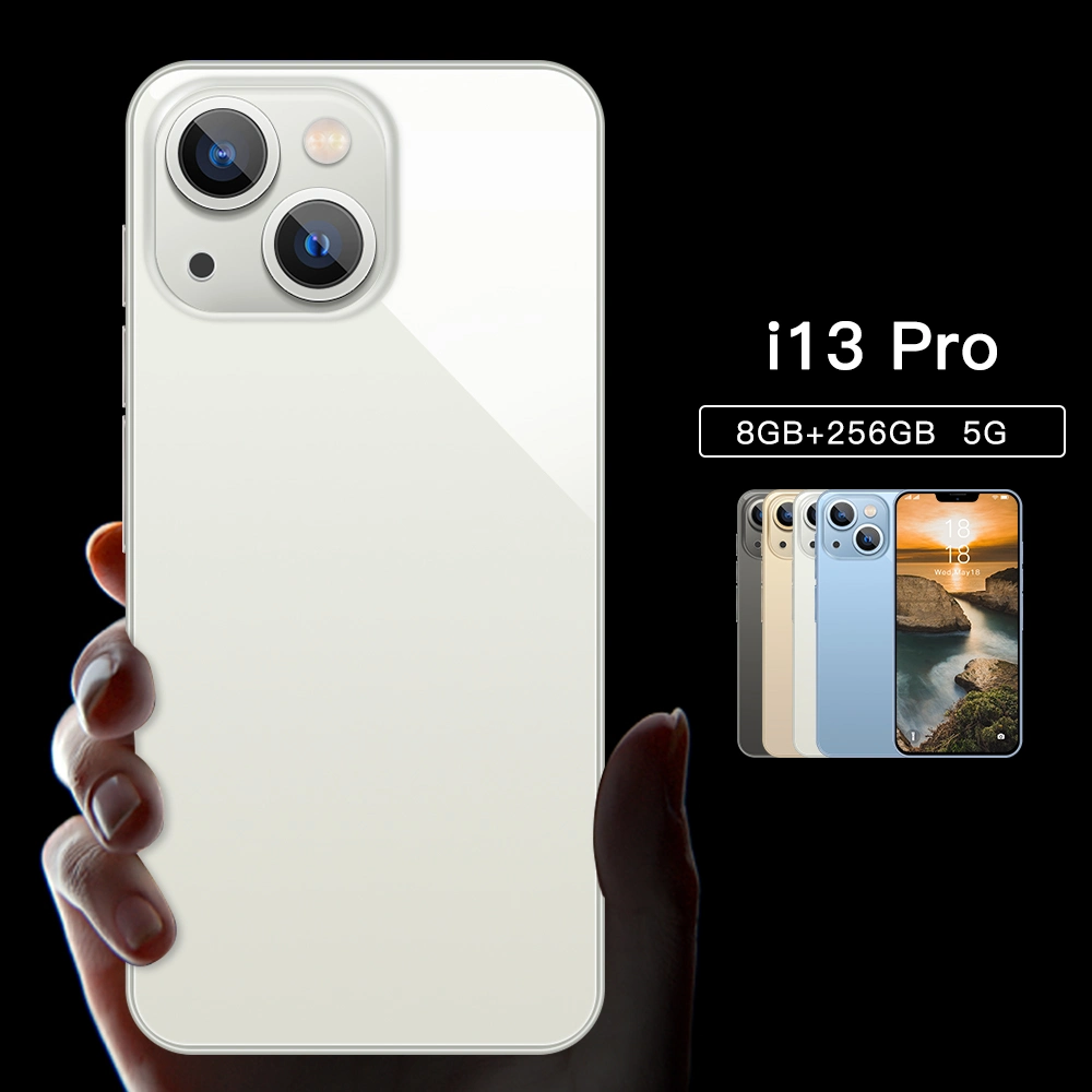 Billig Original I 13 pro Max 6,8inch 256GB 108MP 4G 2 SIM Typ C MTK AMOLED Cell Music Camera Game Smartphone