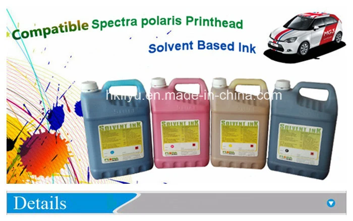 Brand Original Flora Spectra Polaris 15pl/35pl Print Head Solvent Ink for Flora 320p Printer Eco Solvent Ink Cmyk 4 Bottle 5L Gallon Flora 320p Ink