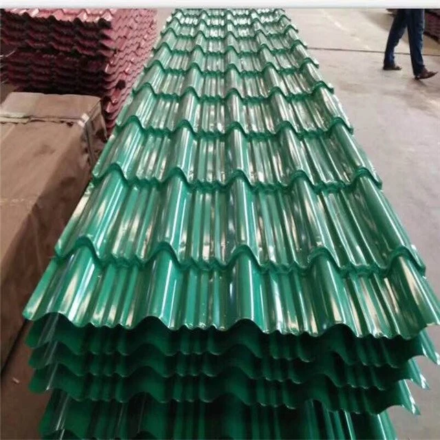 Dx51d Color Coated PPGI Corrugated Steel Roofing Tile PPGI Iron Metal Sheet