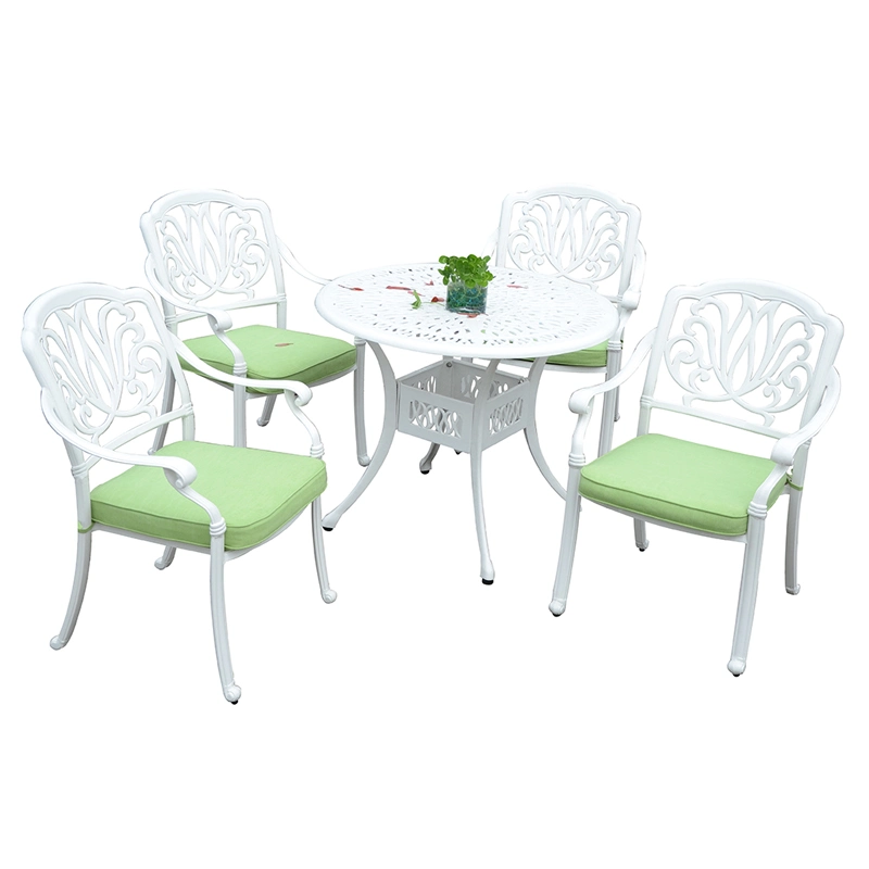 Cast Aluminum Patio Furniture Outdoor Garden Furniture Elizabeth 4 Seater Dining Set