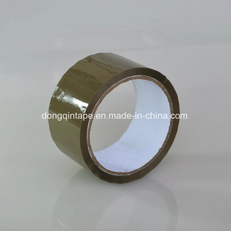 Single Sided Adhesive Brown Color No Bubble OPP Packing Tape