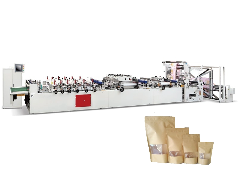 Good Quality Paper LDPE Laminated Material Paper Pouch Making Machine Bag Sealing and Cutting Machine Cheap Price