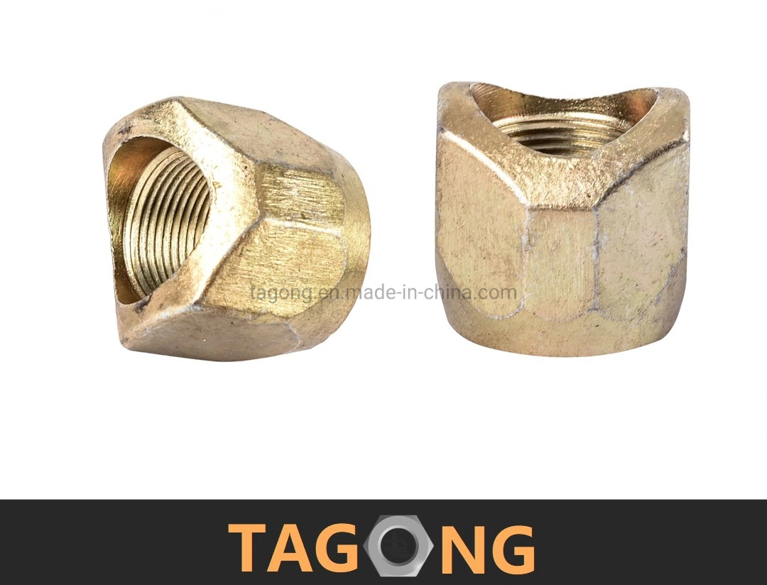 Truck Nuts M30 Excavator Accessory Yellow Zinc Class12 Crawler Nuts