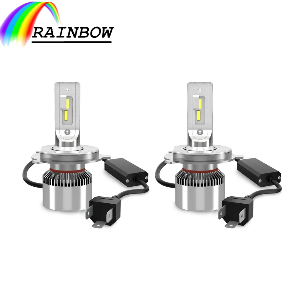 H7 LED Canbus 360 H4 H1 30000lm Hb3 Hb4 9012 Turbo Bi LED Projetor Lens H11 9005 Car Headlight Bulb Auto Ice Fog Lamp 6000K