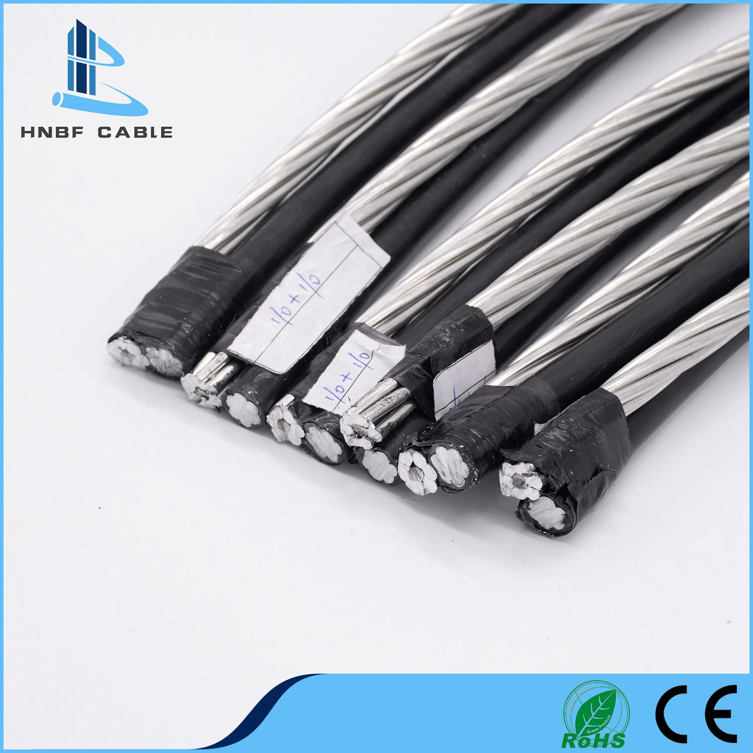 Low Voltage Aluminum Conductor XLPE/PE Insulated Duplex Drop 1*50+50sqmm ABC Cable