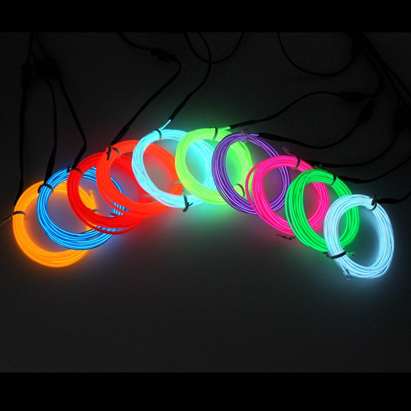 1m/2m/3m/5m/10m Neon Light Dance Party Decor Light Neon LED Lamp Flexible EL Wire Rope Tube Waterproof LED Strip