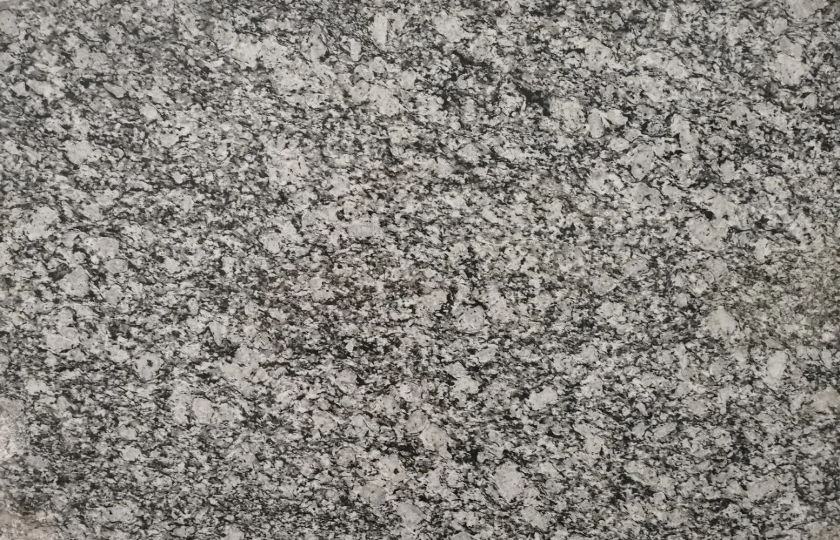 La onda de pulverización chino de granito blanco para losa/Half Slab// Mosaico de granito