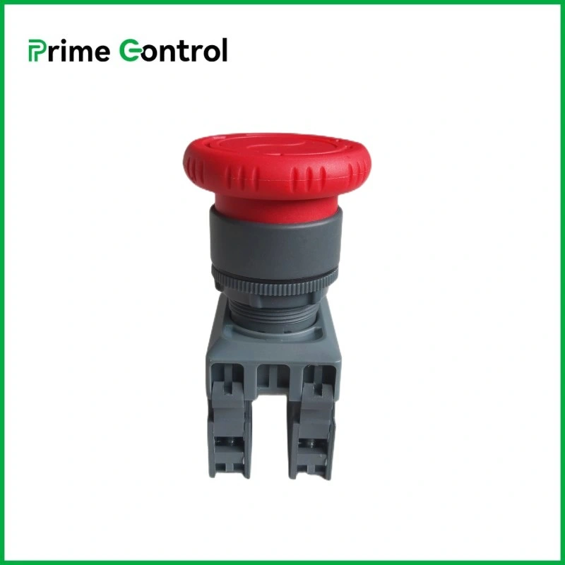 Power Distribution Circuit Protection Mushroom Head Emergency Stop Button Switch