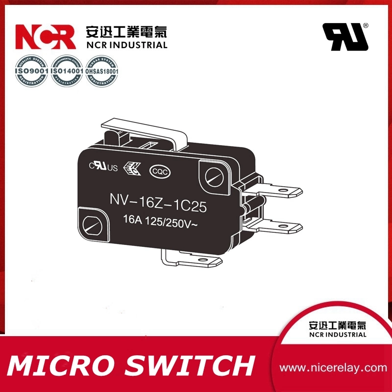 Reliable Basic Microswitch Short Hinge Roller Lever V Omron