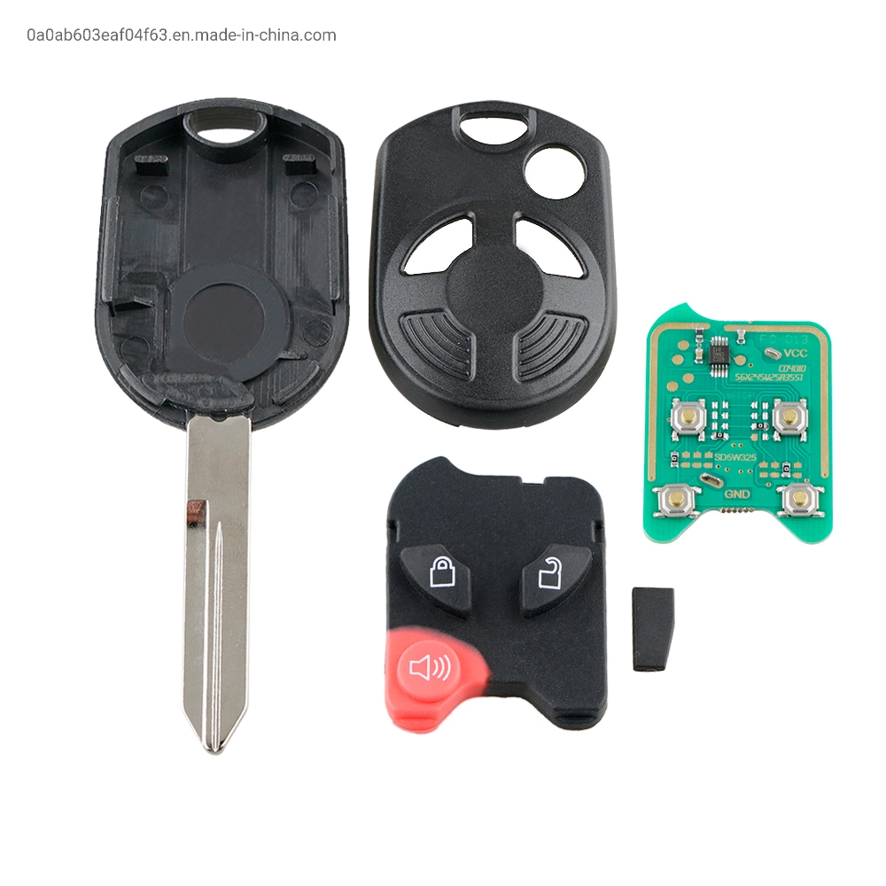 3 Buttons Mhz Keyless Ignition Fob Car Smart Remote Key Uncut Ignition For 2000-2011 Ford Thunderbird Expedition Mercury Grand FCC ID: OUCD6000022