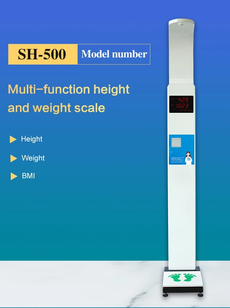 Balanza electrónica Equipo médico balanza de altura y peso Sh-500