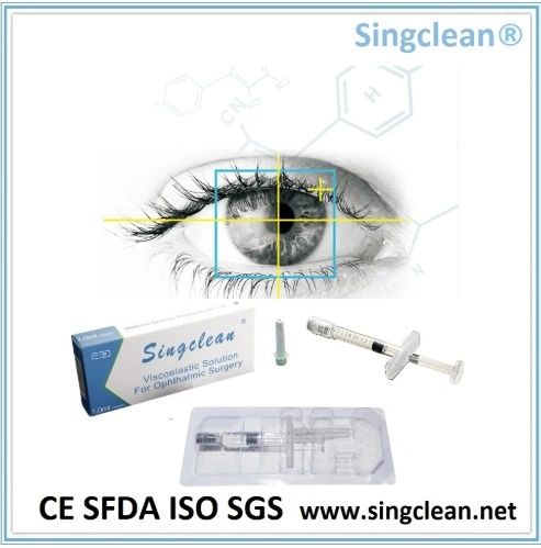 Hyaluronsäure Chirurgische Hilfsmittel Materialien Singclean China Ophthalmic Products Lösung