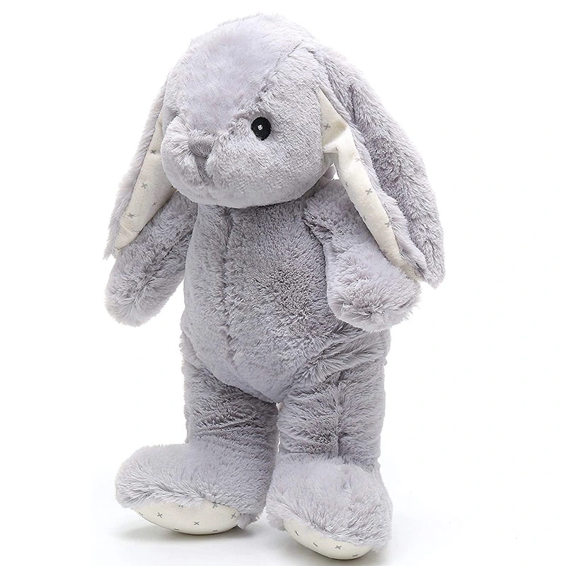 15cm Sitting Long Ears Infant Cuddly Plush Stuffed Animal Bunny Soft Toy for Baby