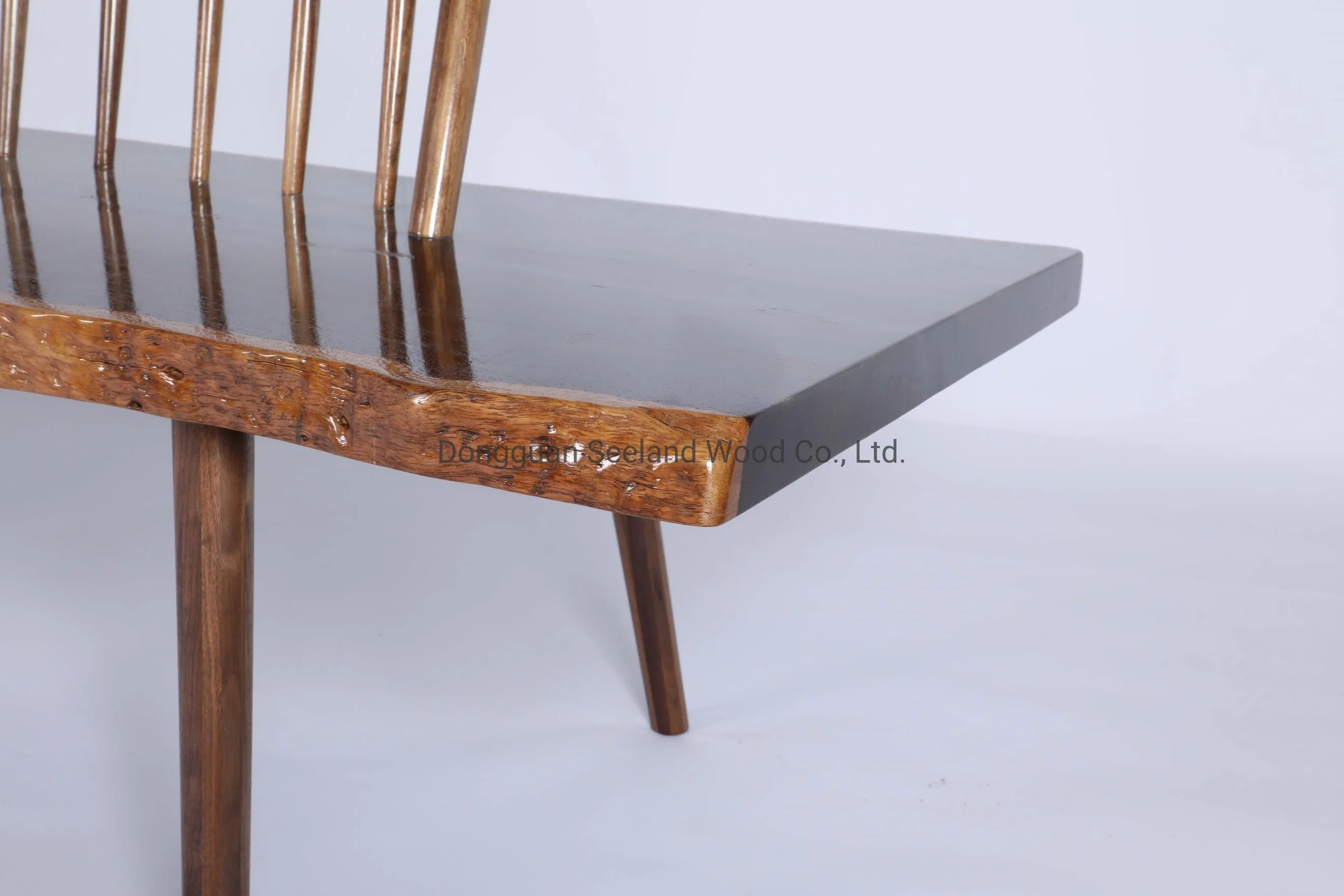 Современном стиле цельной древесины с эпоксидной смолы табурет /home цельной древесины стол со стульями и кофе в таблице Set / водопад стенде