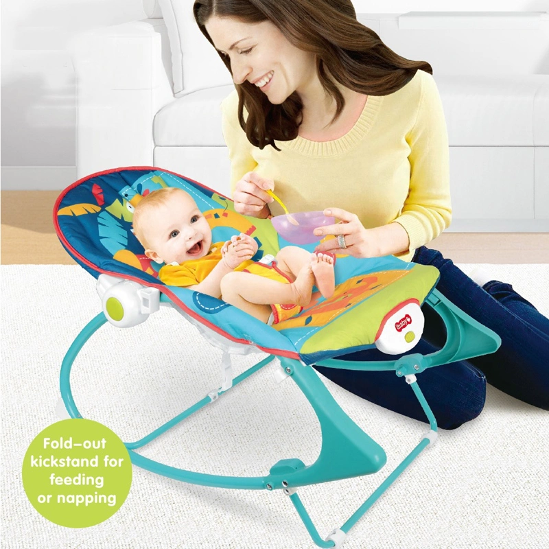 Mayorista Nuevo bebé Multifuncional Rocker eléctrico vibración Musical Rocking Chair Columpio bebé Bouncer de juguete bebé niño pequeño Rocker silla