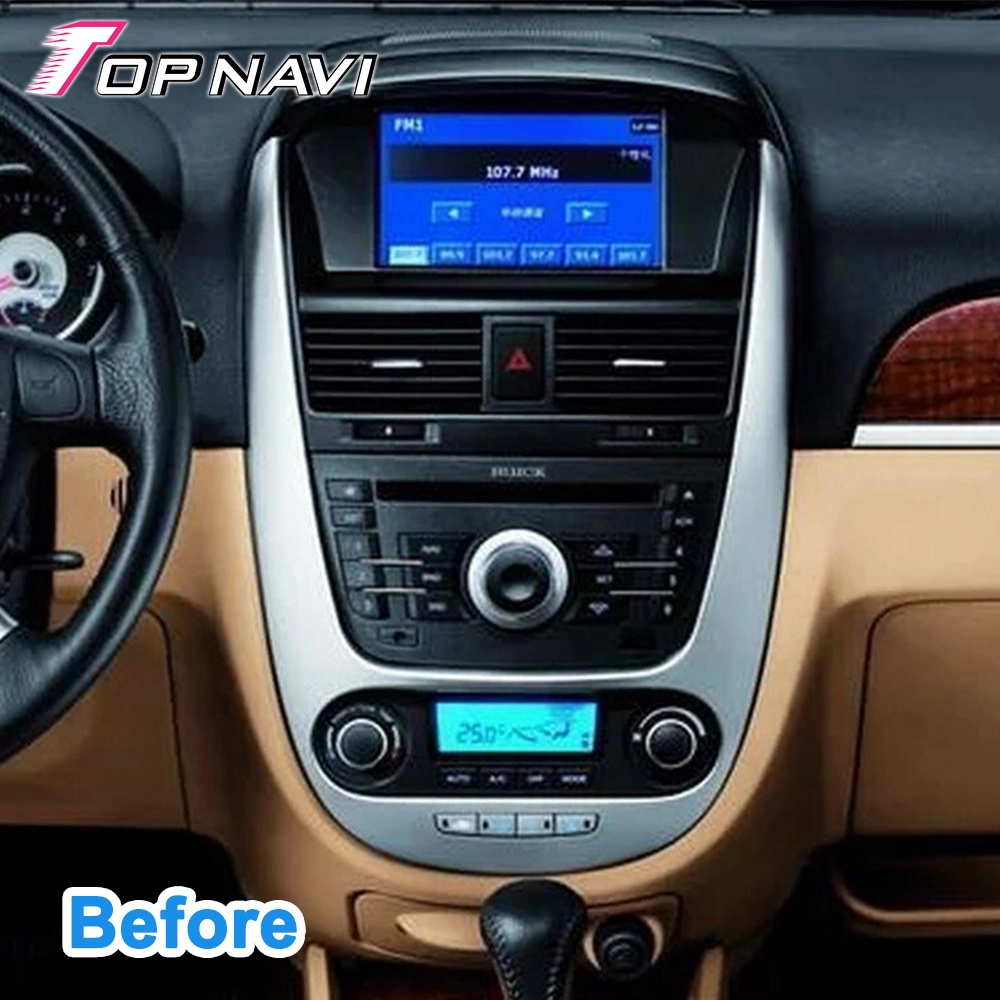 Topnavi ecrã vertical de 9,7 polegadas Android 12 Car DVD Player GPS Navegação para o Buick Excelle 2009-2016 Multimídia CarPlay