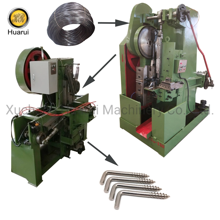 Machinery for Eye Screw, Hook Screw, L Screw Hook Producing Machine