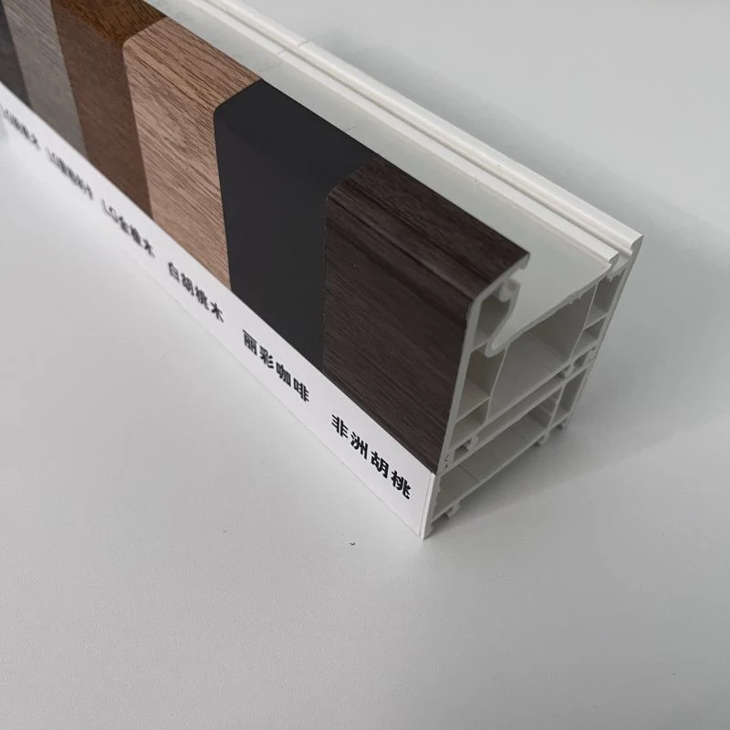 Gkbm 60b Laminated UPVC Profiles for Casement Windows