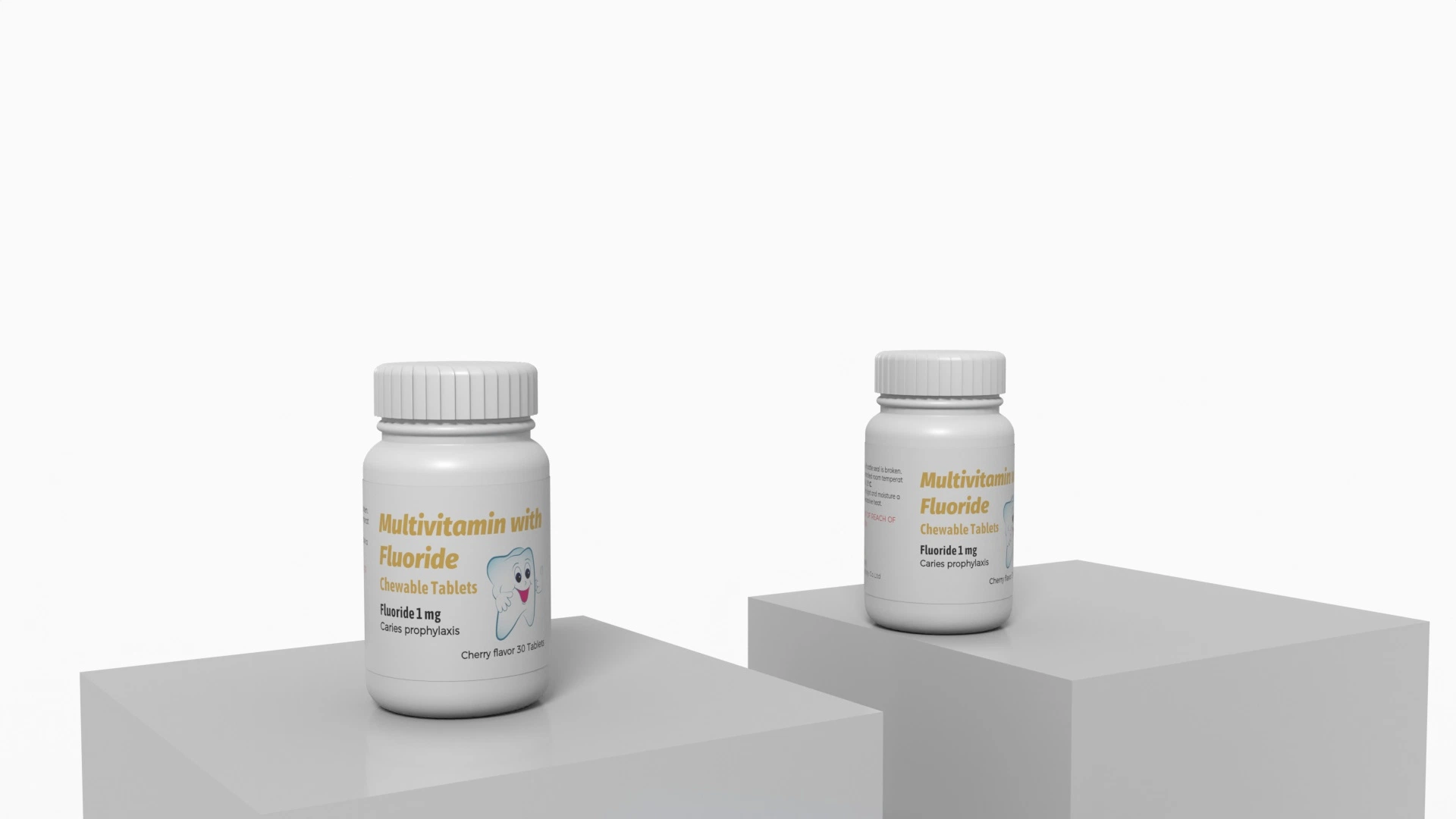 Healthcare Supplement Zahnpasta Multivitamin und Fluorid Kautabletten OEM-Service Vitmain