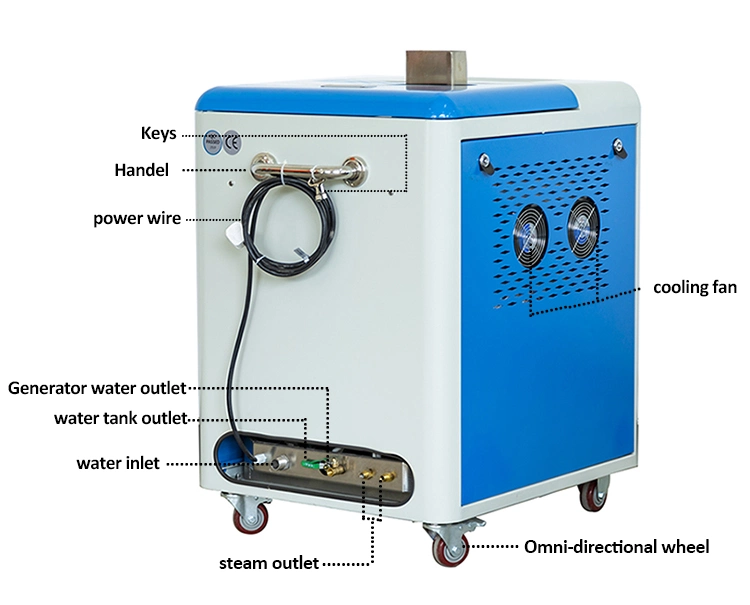 Commercial High Temperature and High Pressure Steam Car Washing Machine Mobile Frequency Conversion Car Washing Equipment