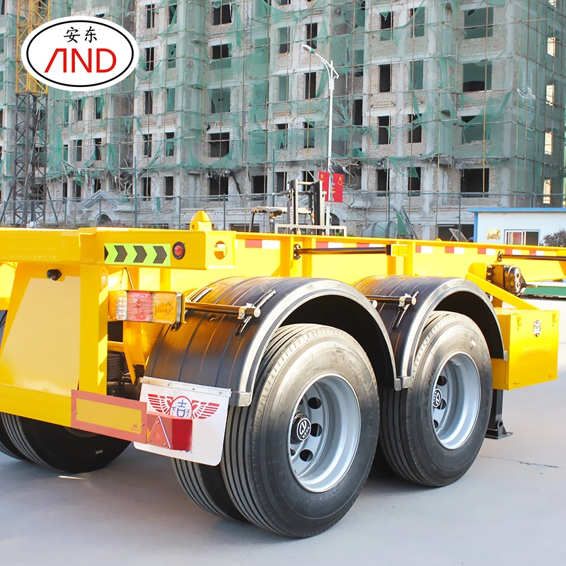 Factory Outlet Store Skeleton Semi-Trailer Used to Transport Cargo Containers