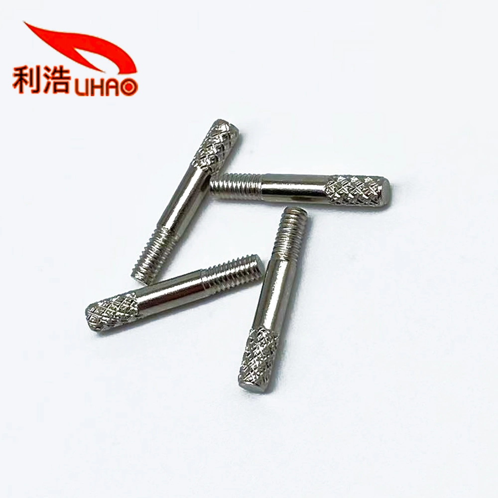 M2*16 Zinc-Plated Carbon Steel Double Spindle Threaded Rod Shaft/Axis