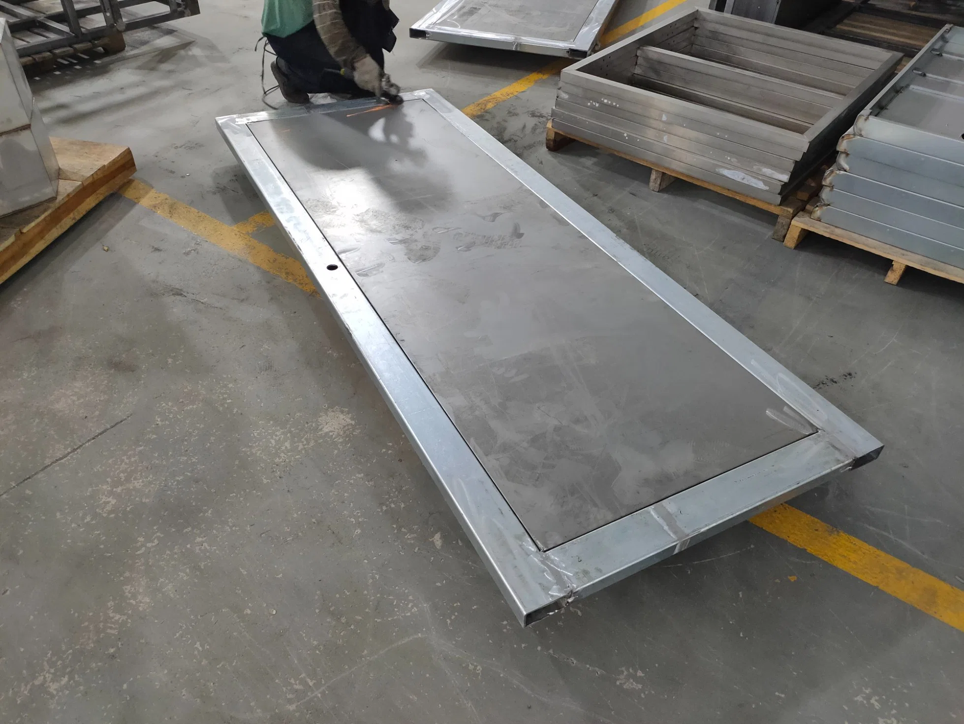 Large Removable Steel Canopy Structure Galvanized Steel Structure Frame