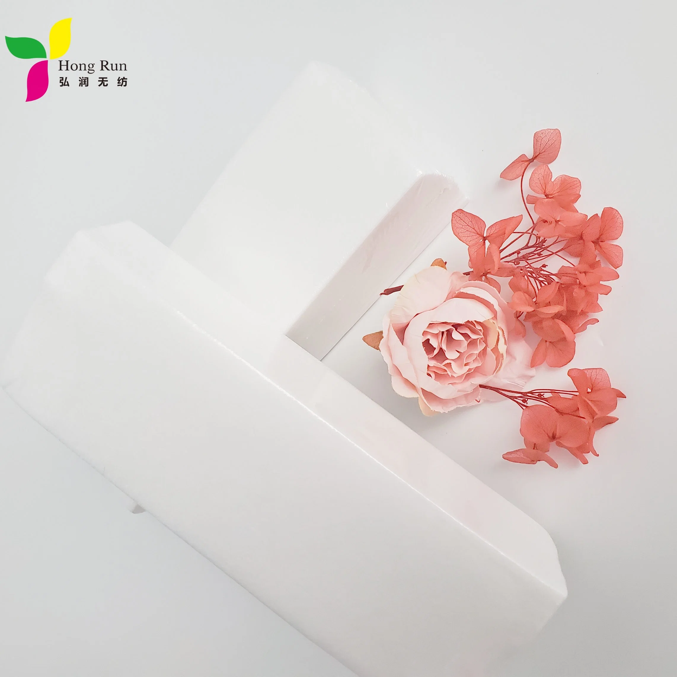 100 PCS 7*20cm 90gsm Wholesale papel Depilatorio no tejido Cera desechable Papel para eliminar el vello de tiras