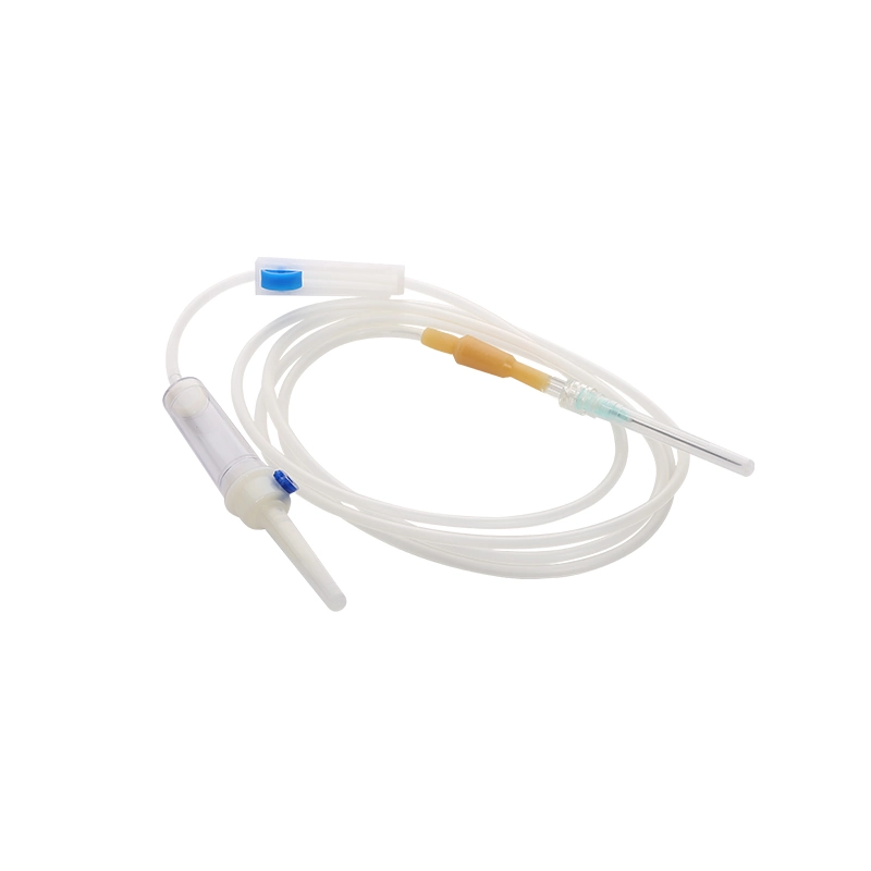 Infusion Set with Latex Connector, Y-Port, with Hypodermic Needle