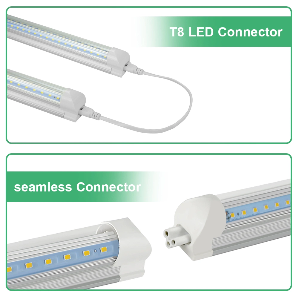 Full Spectrum T8 Growing Lamp 2FT 3FT 4FT 5FT 6FT Linkable LED Grow Light for Indoor Vegs Flowers