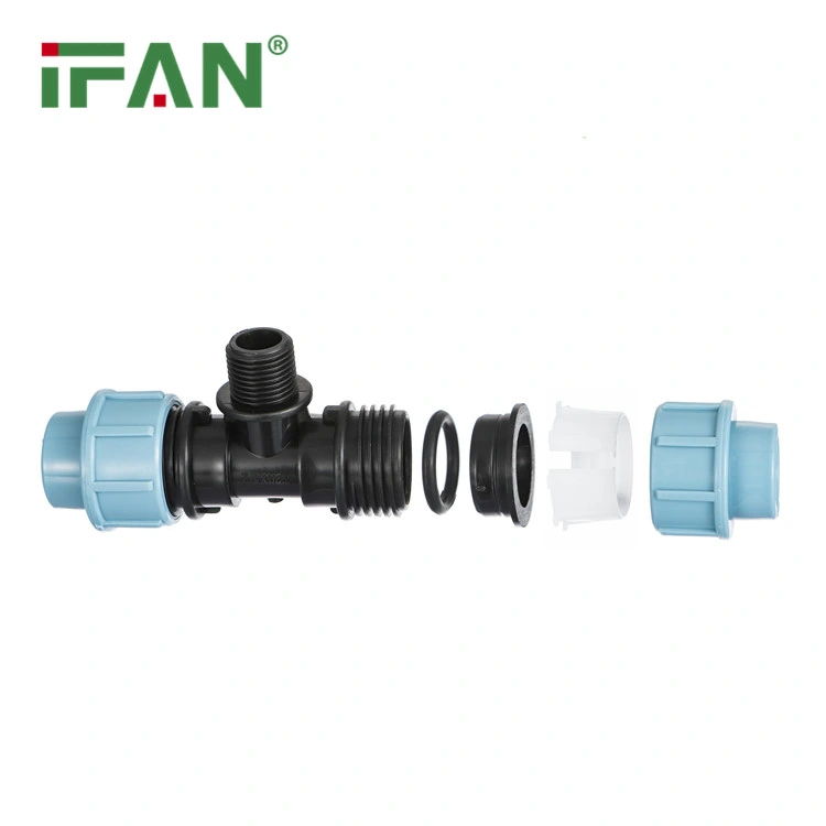 ISO Black and Blue Color Gi Pipe Fittings Plastic Fitting