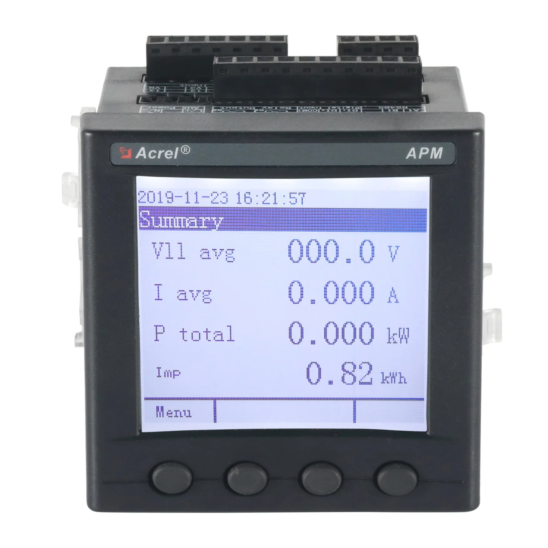 Medidor de energía multifunción con interfaz Profibus-DP Medidor de potencia dual RS485