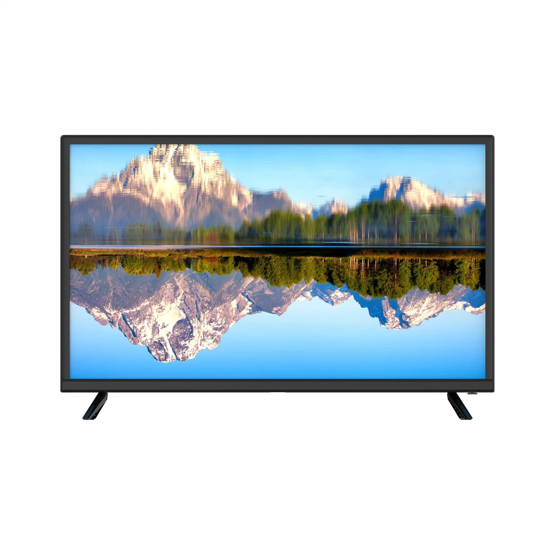 OEM / ODM HOCHWERTIGER LED-FERNSEHER 32" HD LCD-FERNSEHER V+H Classic Schwarz Multifunktions-Solar DVB-T2s2 Smart Android TV