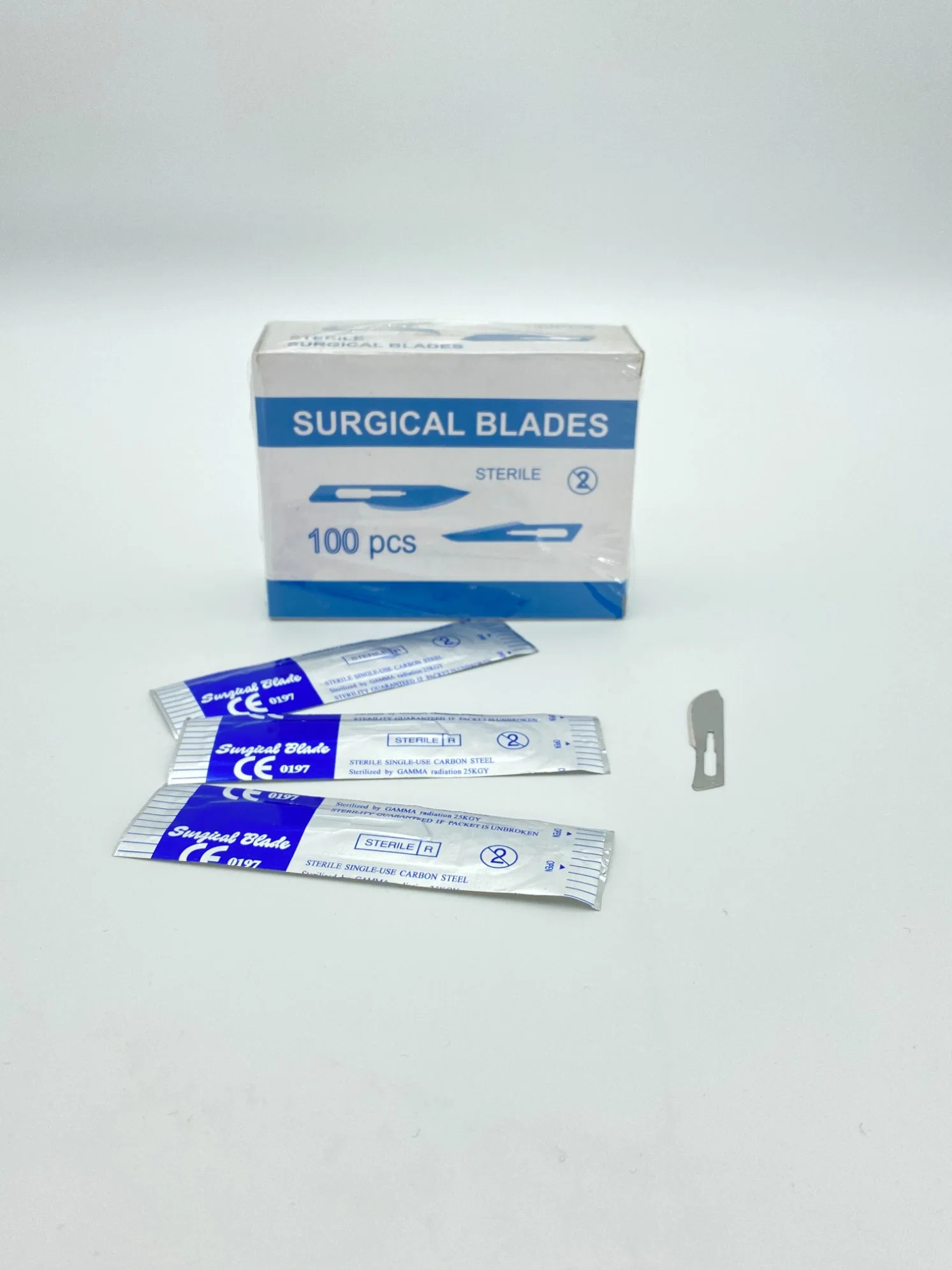 Medical Sterile Scalpel Sterile Surgical Disposable Scalpel Blades