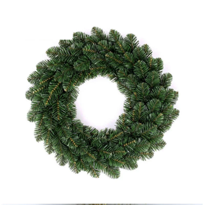 Garland Extra Large Outdoor PE abeto blanco Corona de Navidad guirnalda de Navidad