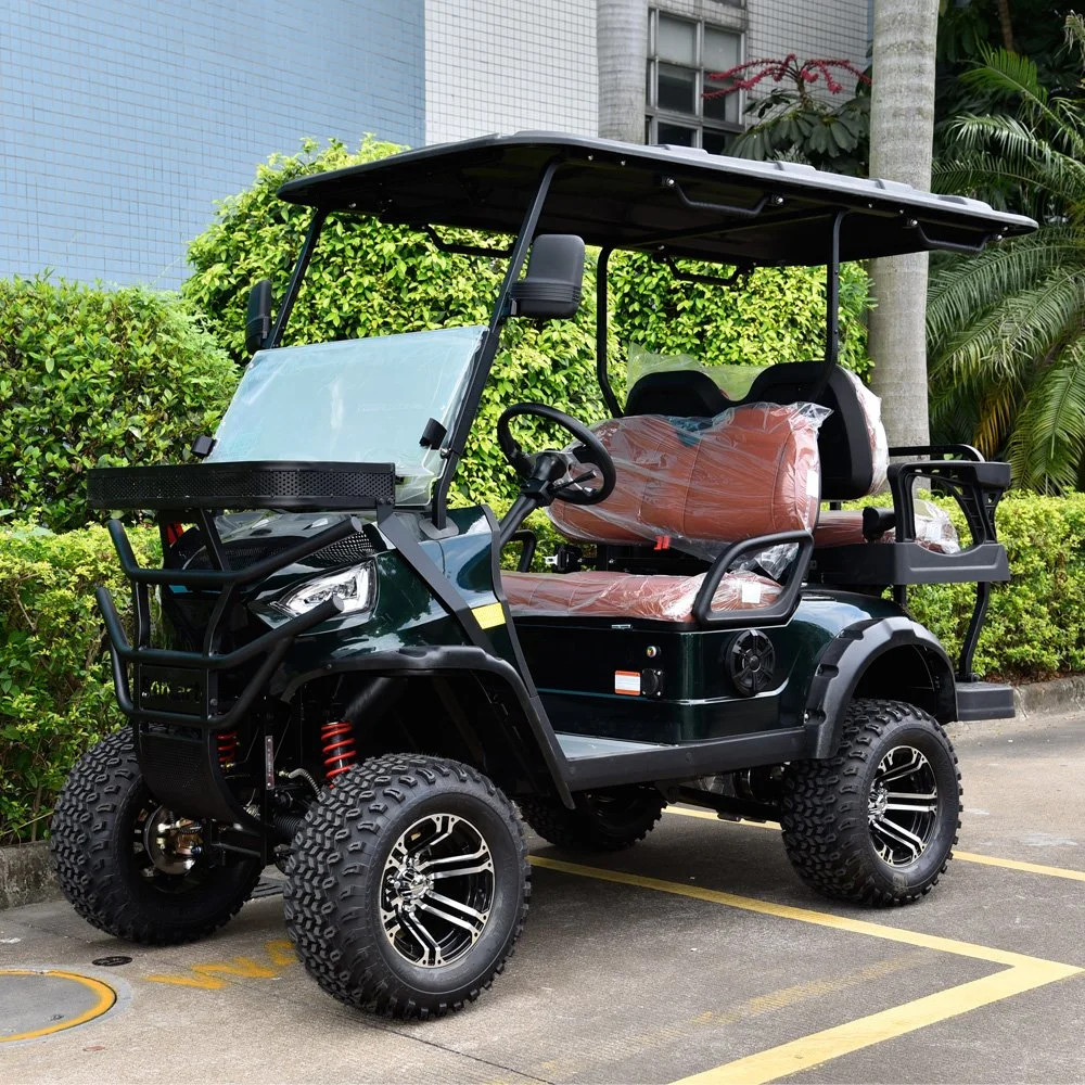 CE Approved Acid or Lithium Battery 4 Person Utility Golf Cart Go Kart