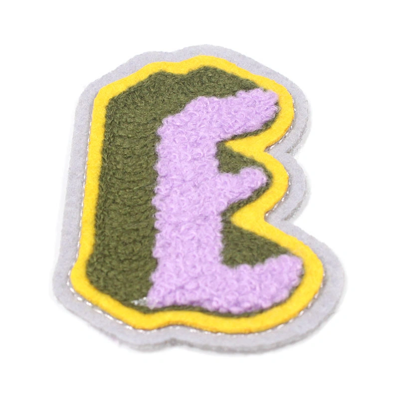 High quality/High cost performance  Towel Custom Large Chenille Letter Patch for Garment/Jeans