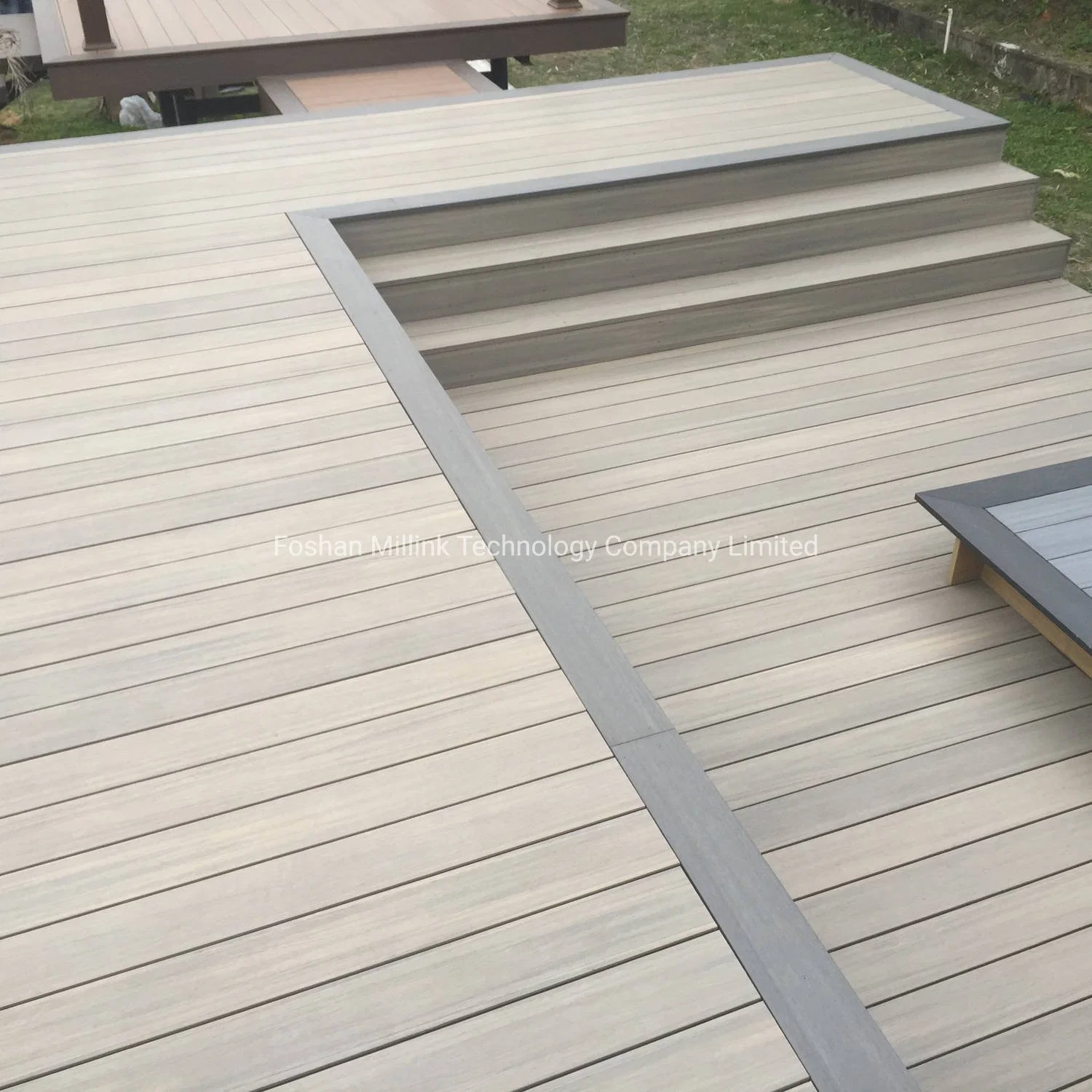 Neues Design WPC Vinyl Plank Holz Kunststoff Laminat lose legen Bodenbelag Terrassenfliesen