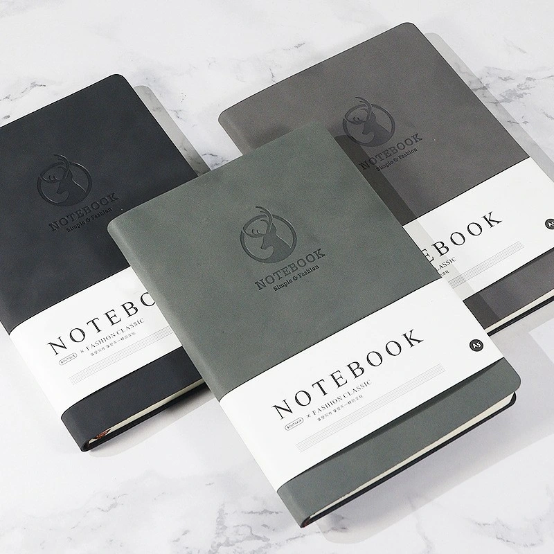 Fournitures de bureau Premium Carnet de notes B5 pu couverture Carnet de notes PAPIER JOURNAL PAPIER 80 G/M2 papeterie de vente en gros