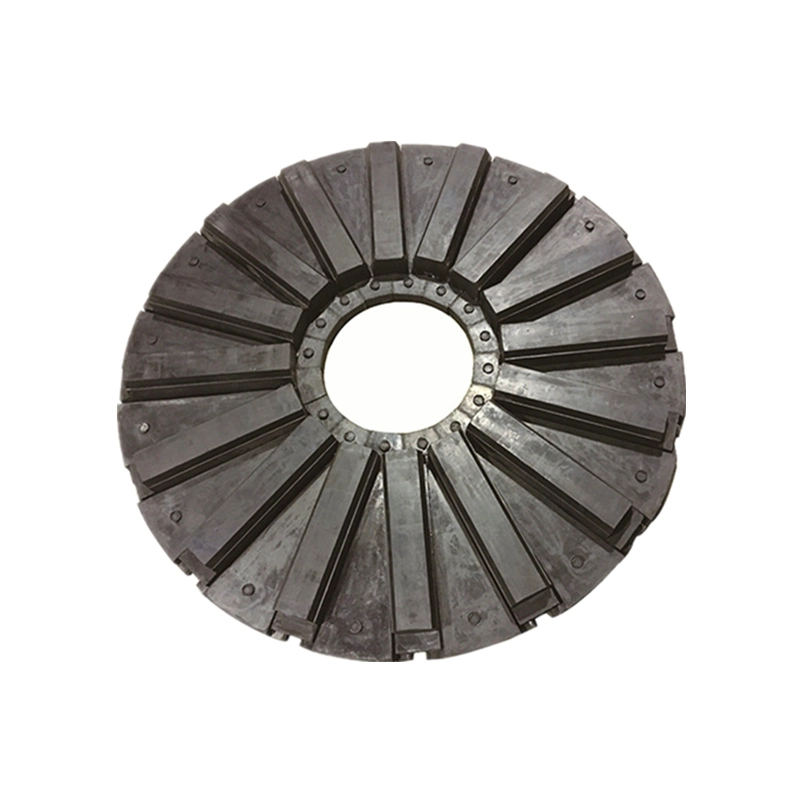 Natural Rubber Impeller Rubber Part Rubber Lined Impeller for Water Pump