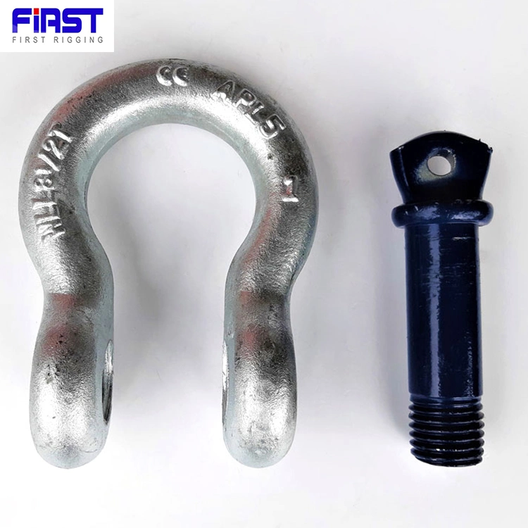 Quenched and Tempered G209 Bow Shackle for Sling Connection