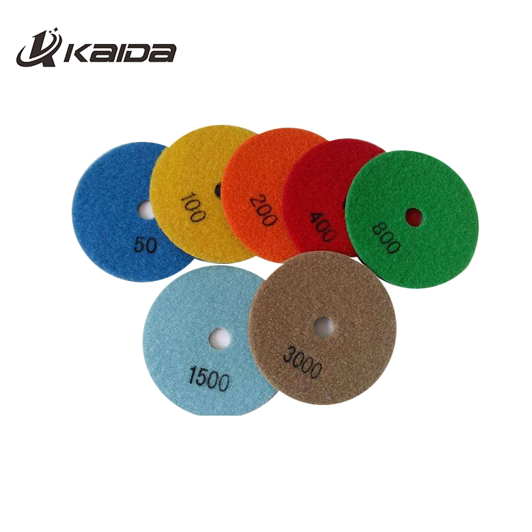 125mm Granite Tools Polishing Pad Diamond Granite Buffing Pads