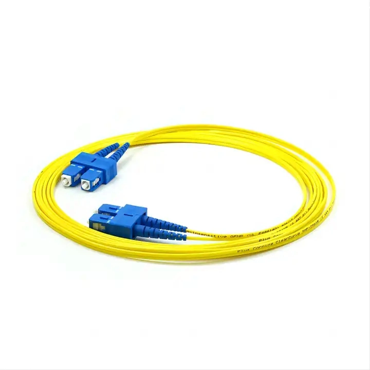 Patch Cord Om3 LC mm 50/125 Duplex 3.0mm 2.0mm Aqua Color Fiber Cable 2core Om3 Optic Fiber Patch Cord