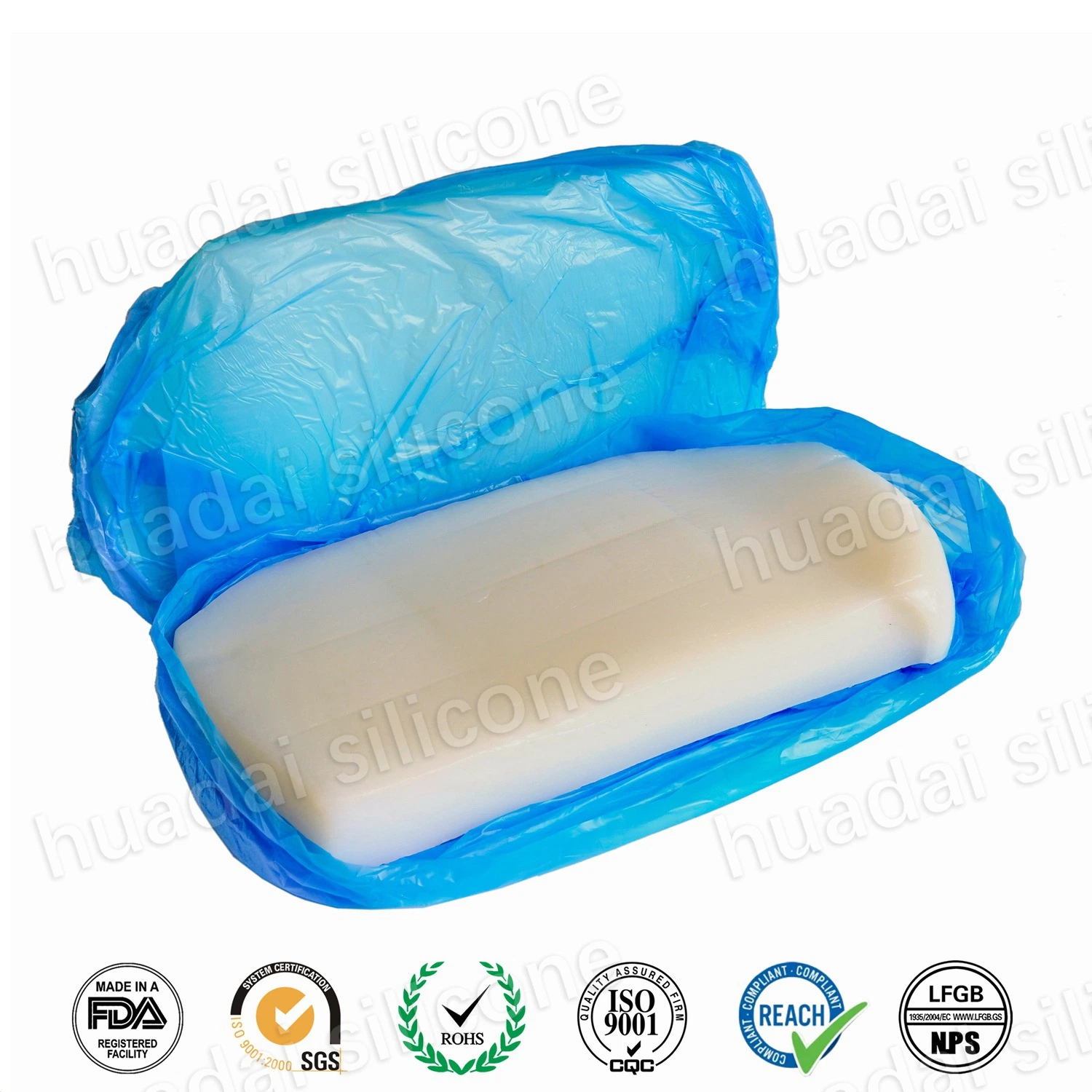 Reach FDA Certificate Available Htv Hcr Vmq Silicone Rubber Extrusion Transparent Silicone Rubber