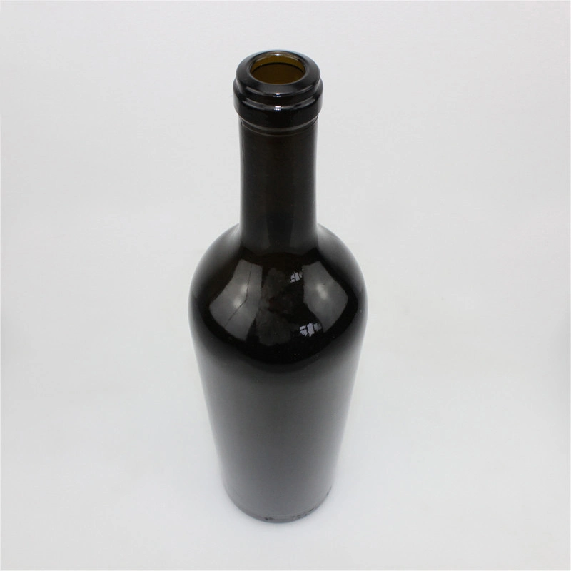 Wholesale/Supplier Red Wine Bottle Dark Green Empty Luxury Manufacturers Champagne Burgundy Empty Wine Glass Bottles