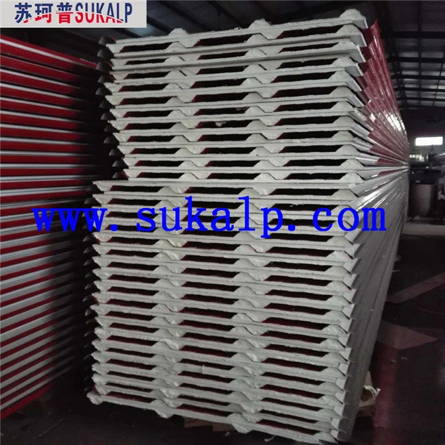 Sandwich Panel Anti-Corrosio Stainless Steel China Fireproof Mineral Wool for Wall and Roof