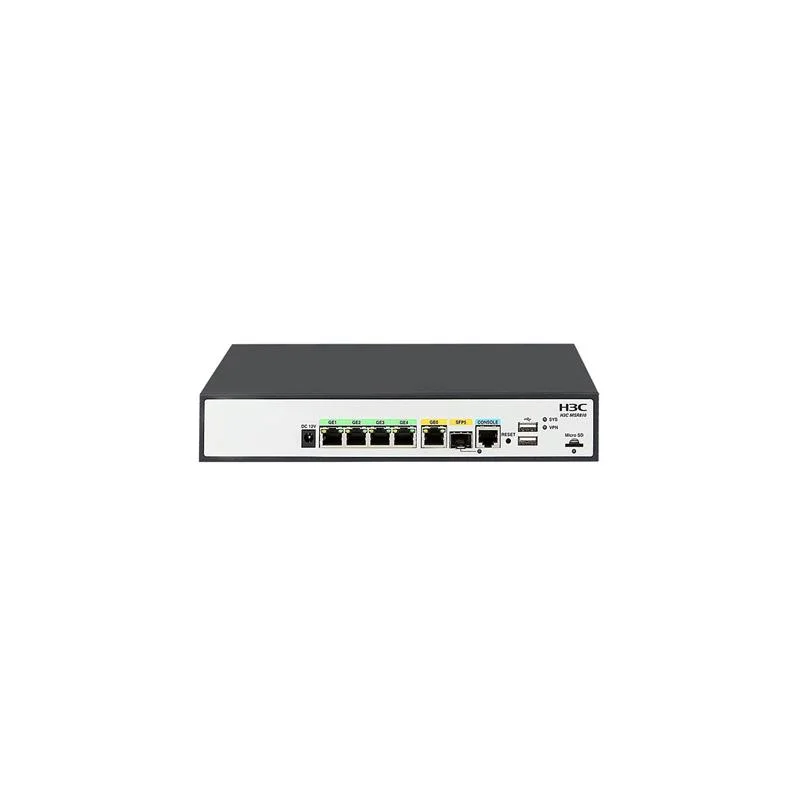 Msr810-Cnde-Sjk H3c Msr810 Enterprise Class 6-Port Gigabit National Security Router (Support SM1/2/3/4, SJM1948)