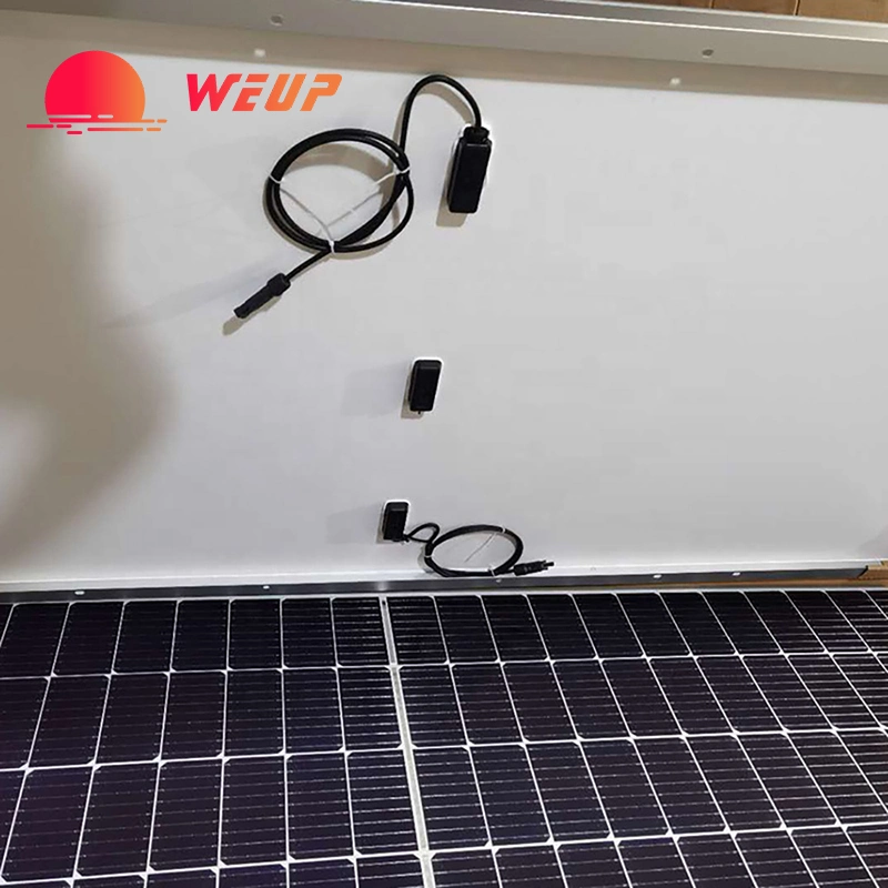 Weup 550w 600 واط نصف قطع ألواح الخلايا الشمسية للمنزل باستخدام الخلايا الكهروضوئية أحادية اللون