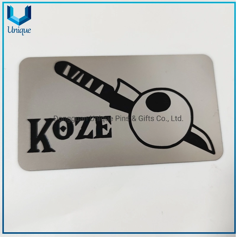 Personalisierte kostenlose Design Customized Edelstahl Metall Business Card, VIP Mitgliedskarte, Magnet Kreditkarte